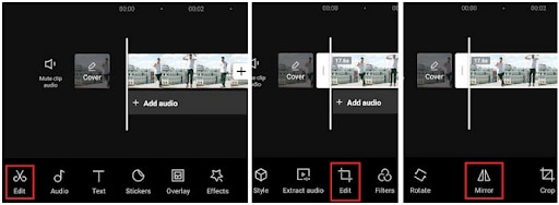 edit youtube videos on android by capcut