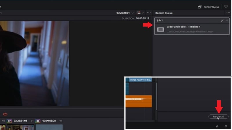 render the video