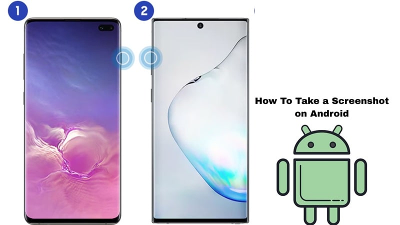 how to take screenshot on android