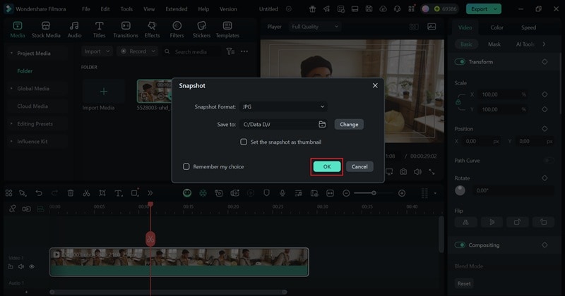 set format and location
