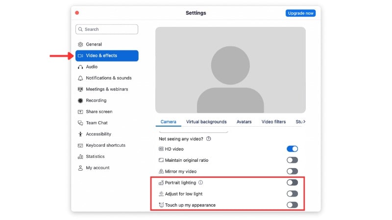 improve visual with zoom settings