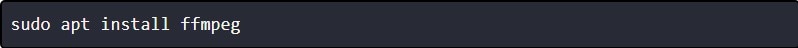 command to install ffmpeg linux