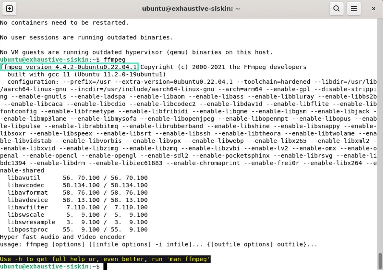 verify successful installation linux
