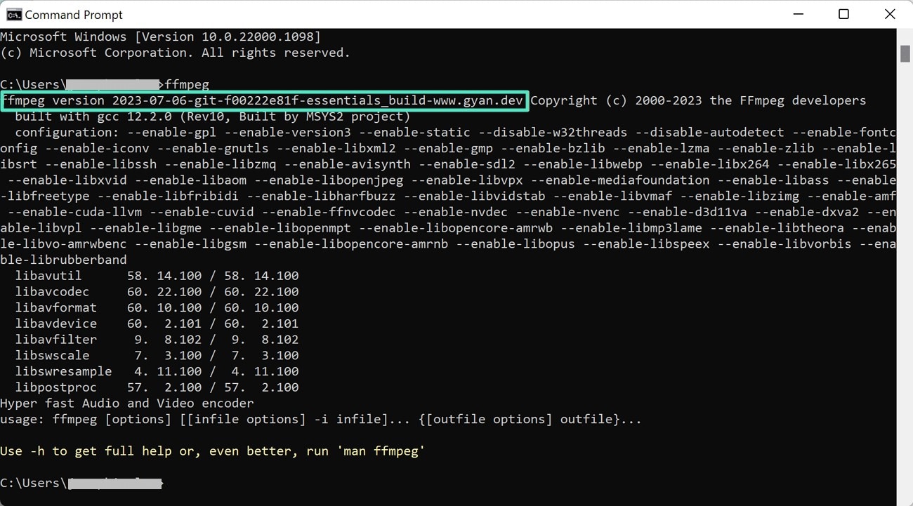 verify successful tool installation