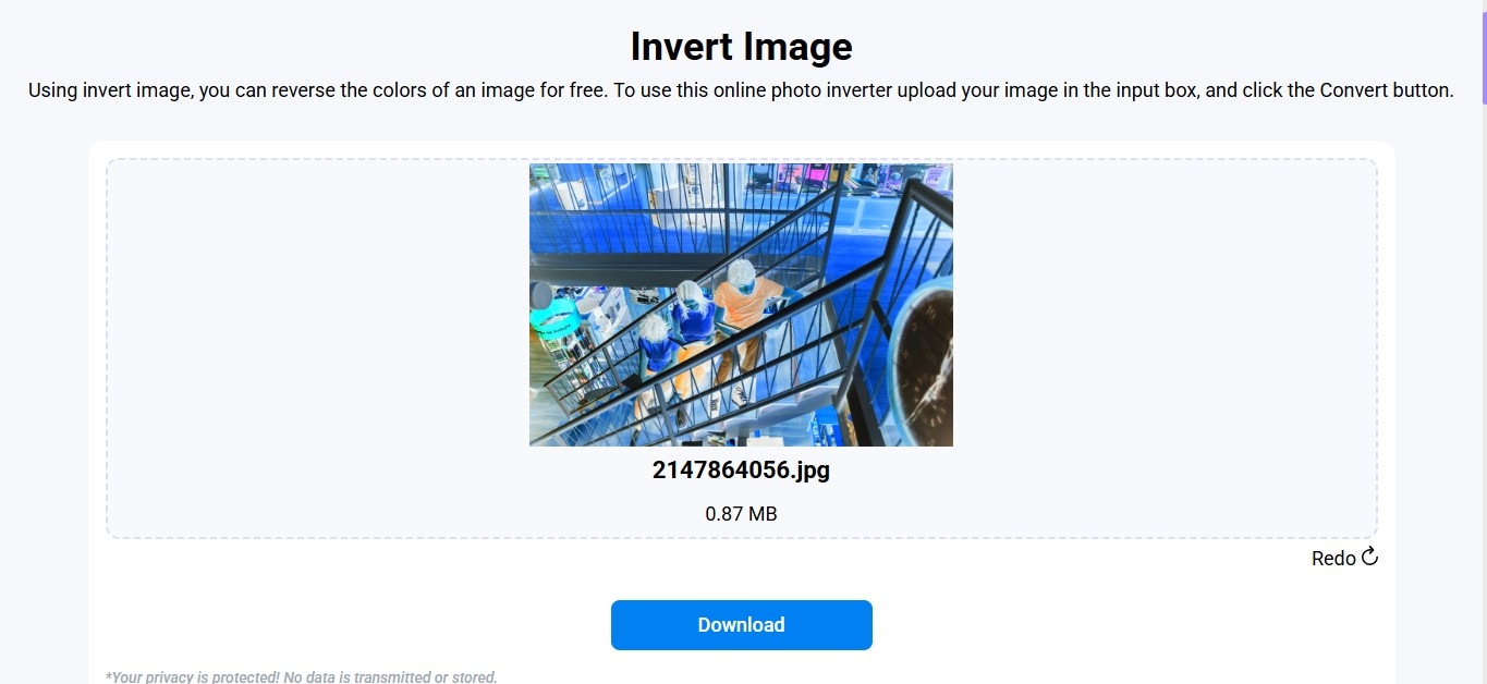 invert image color online