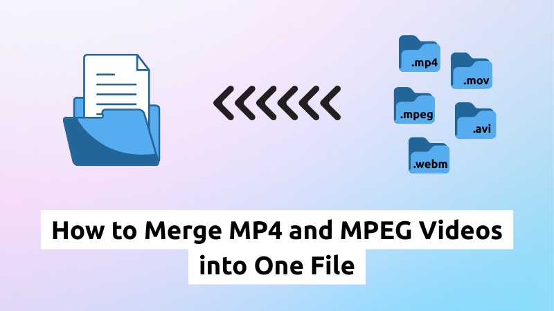 how to join mp4 and mpeg