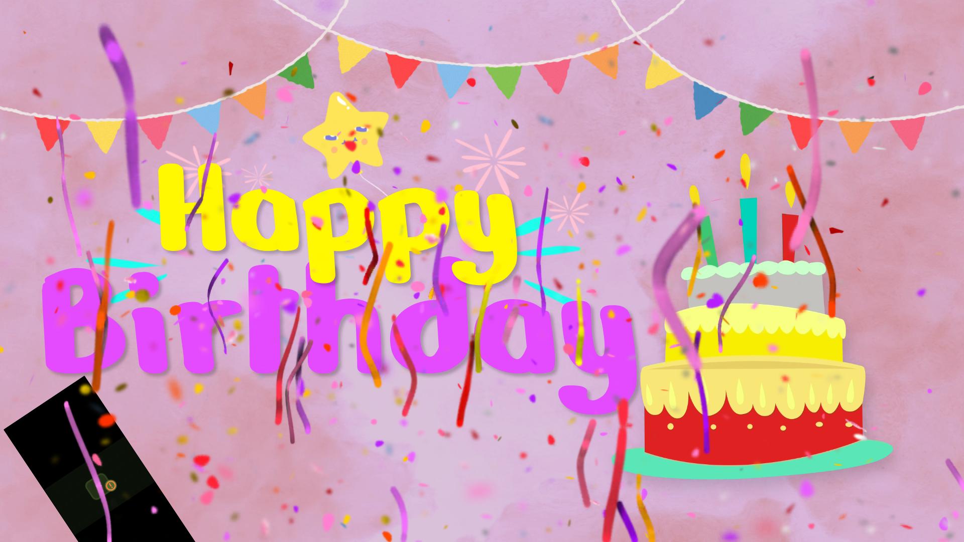 make facebook birthday video using filmora template