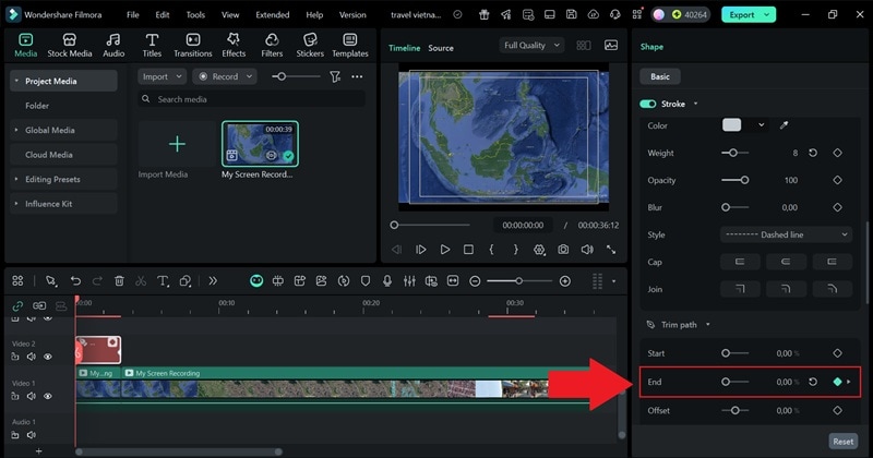 add keyframe for animation