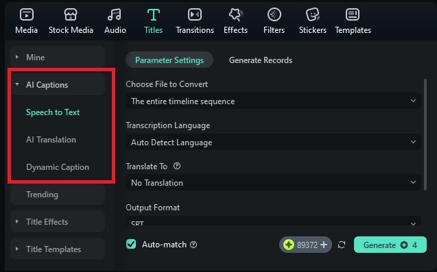 generate subtitles for pitch video