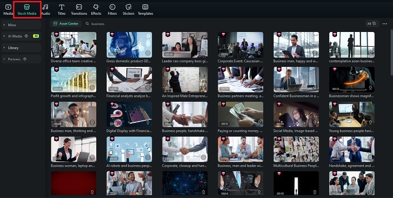 use stock footage for pitch video