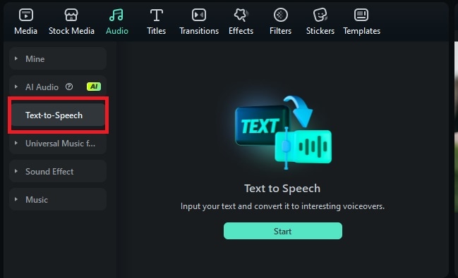 generate voiceover with tts