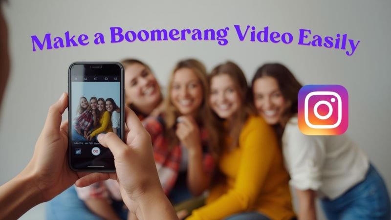 make a boomerang video thumbnail