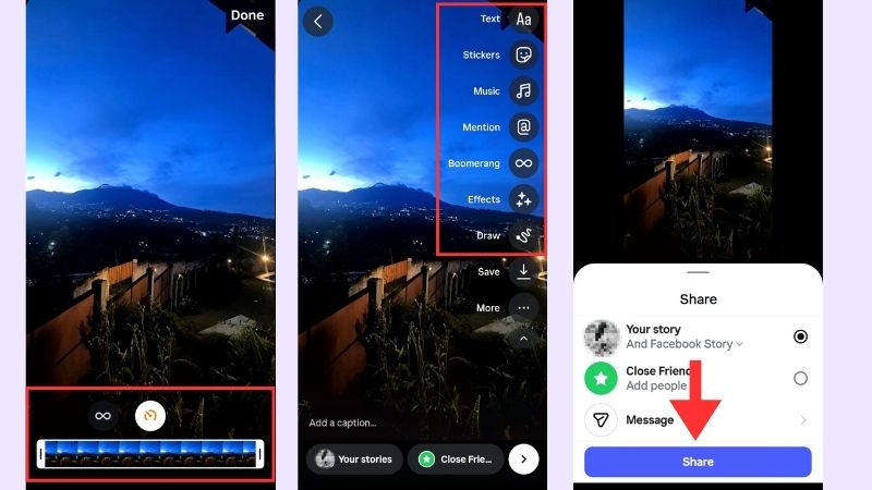 edit and export boomerang on android