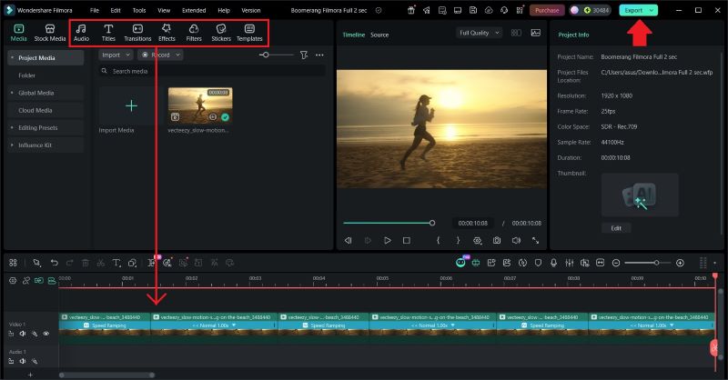 final touch and export