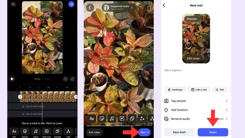 boomerang for reels in instagram