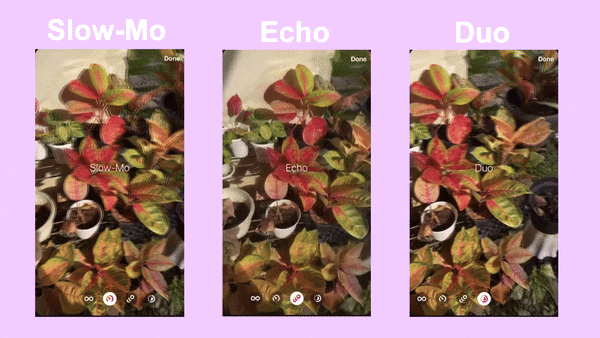 extra effects in boomerang instagram