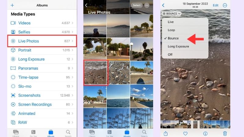 how to make boomerang on iphone