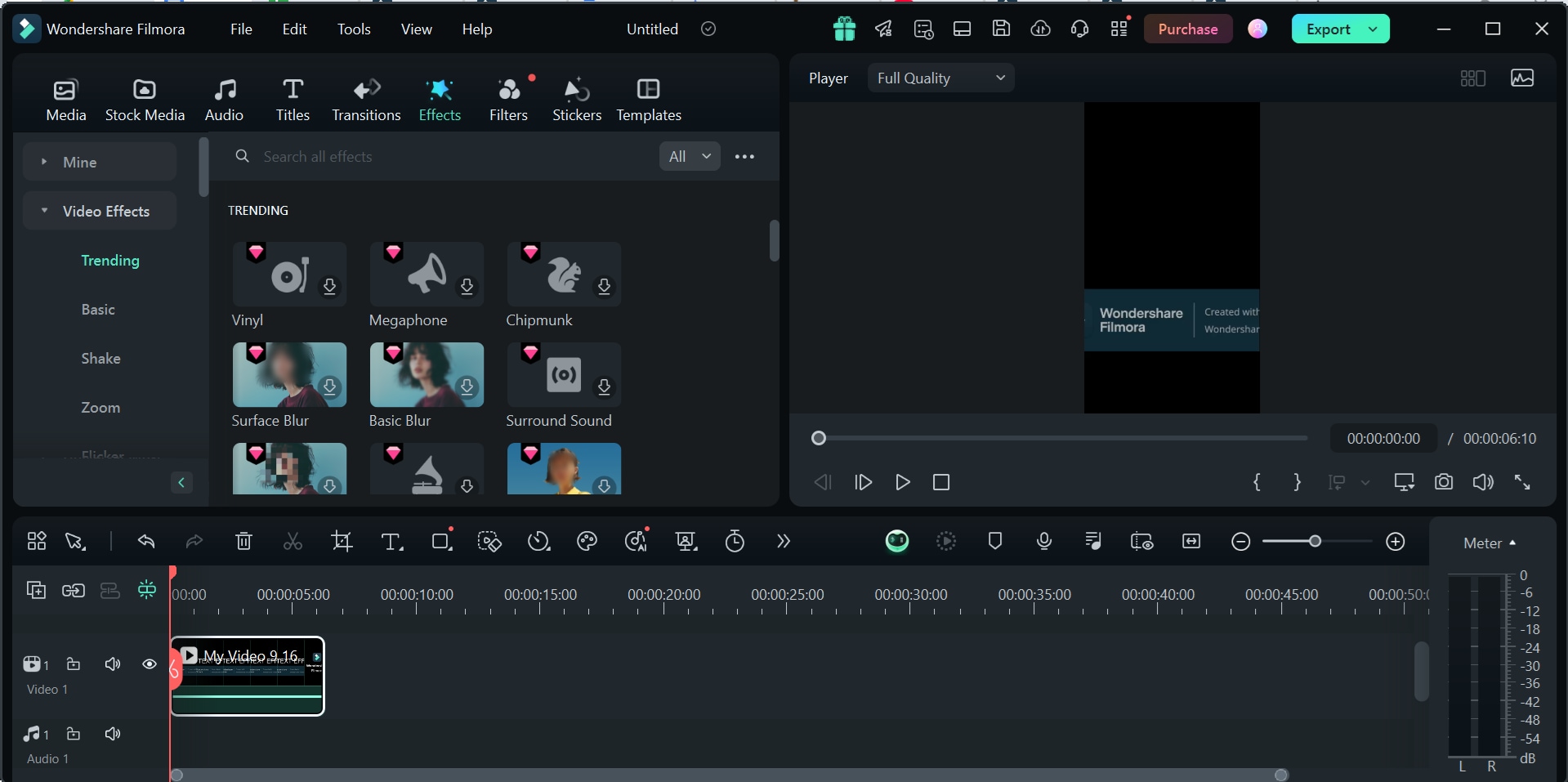 basic editing features in filmora