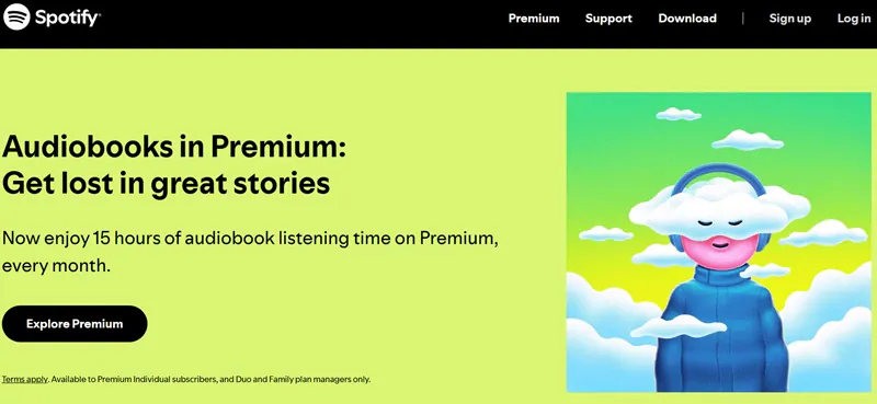 share your audiobook on spotify