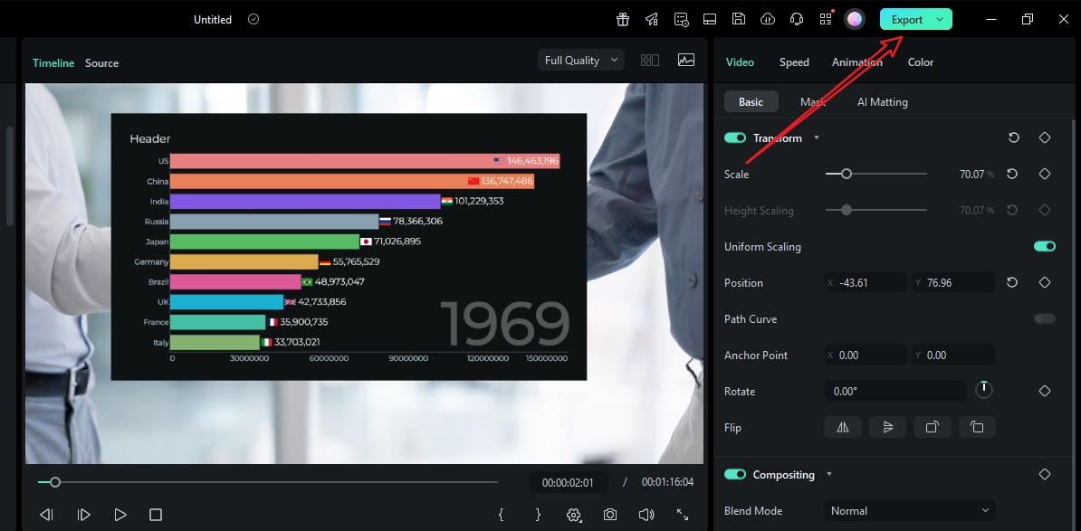 export the animated bar chart