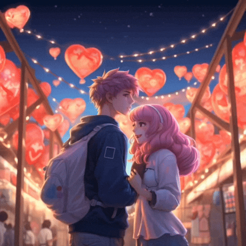 make anime hug using ai reel generator