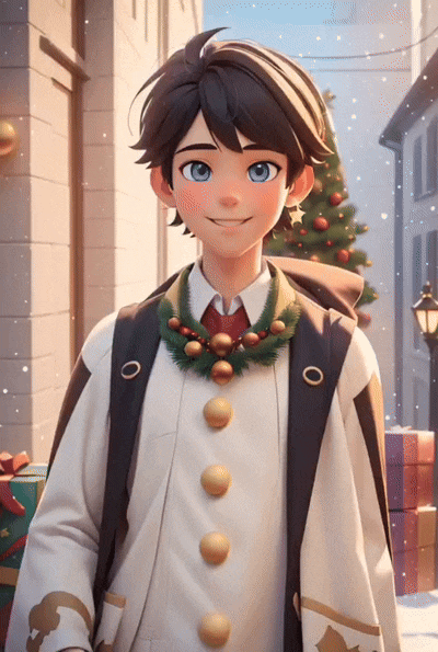 anime character’s christmas
