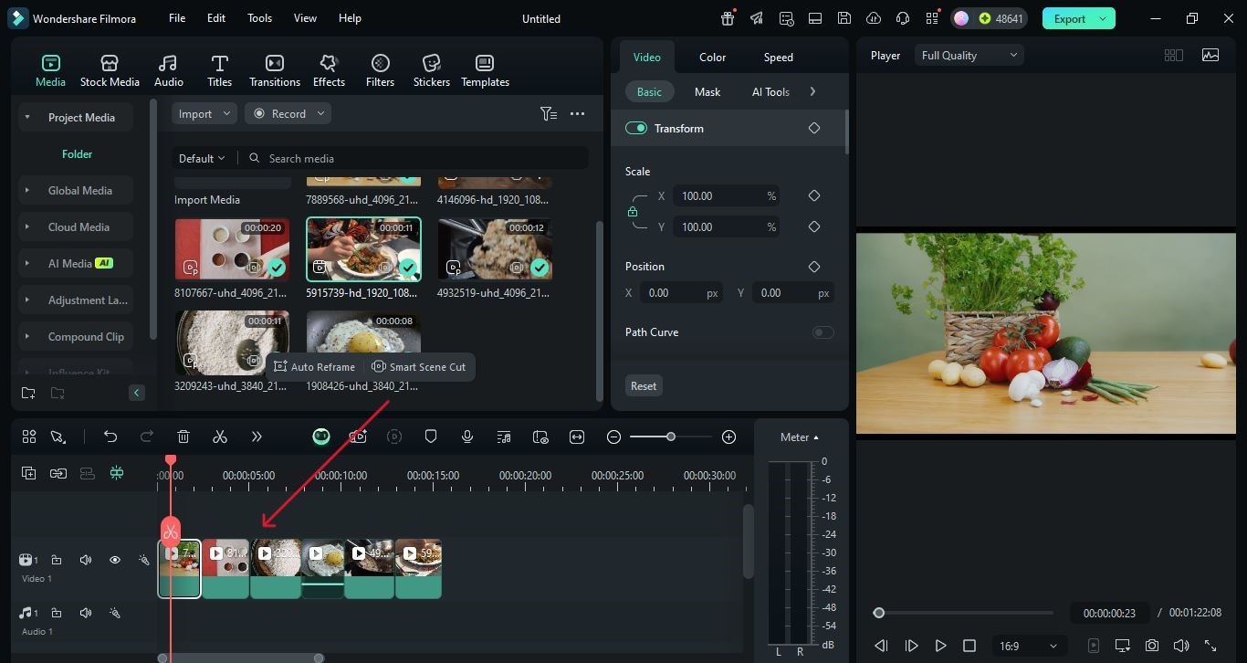 trim your video clips