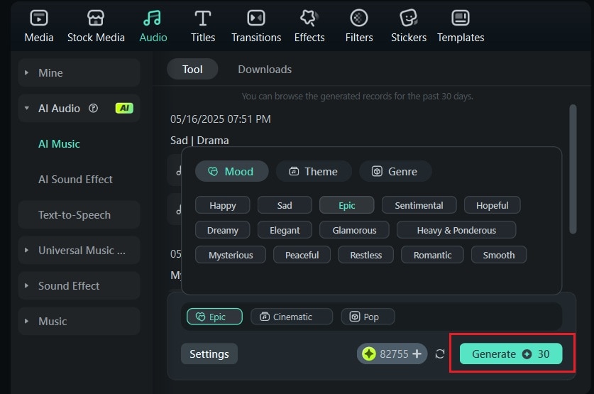 generate your ai music