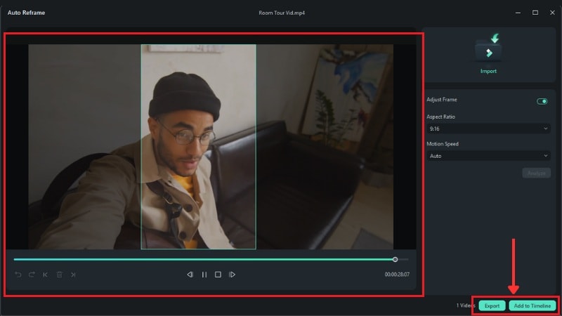 analyze the video