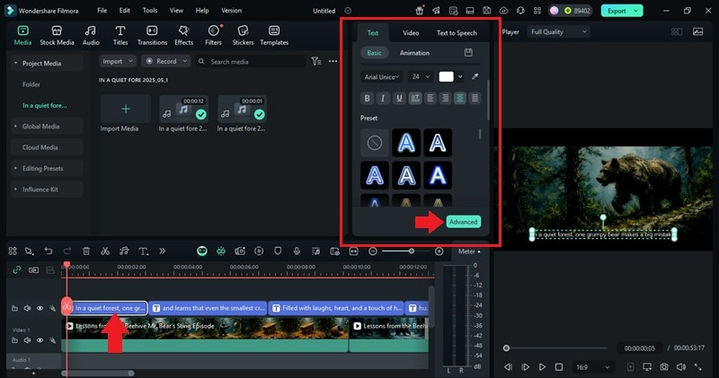 change text style