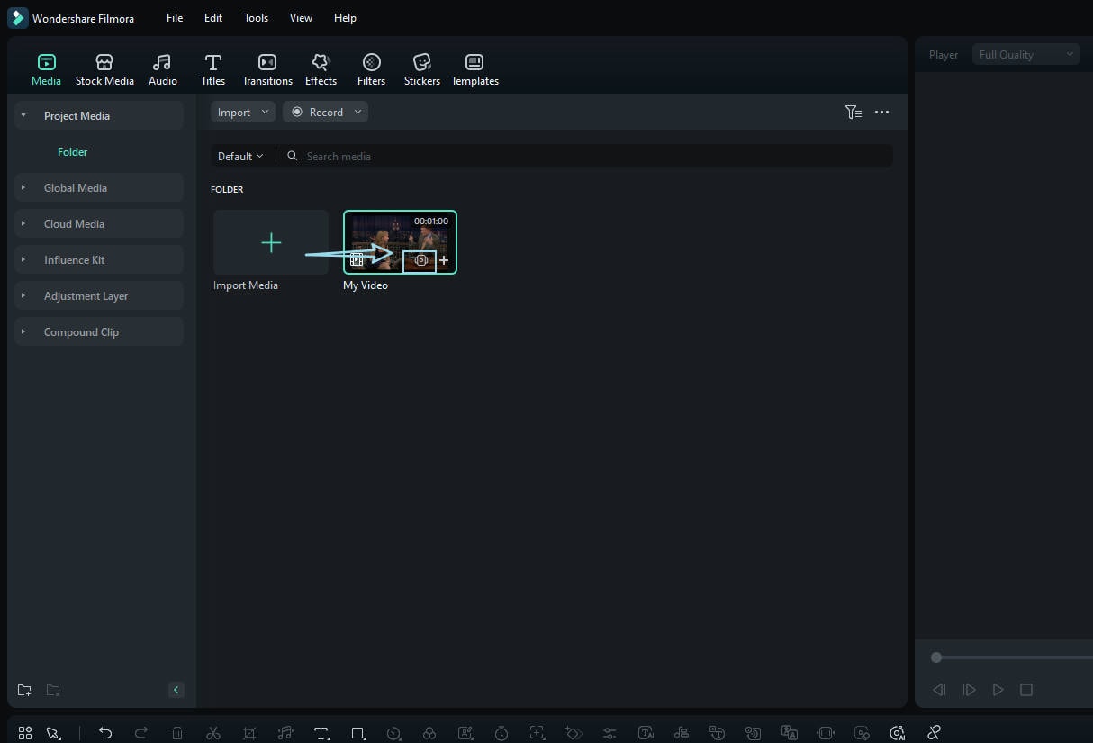 Access Smart Scene Cut feature