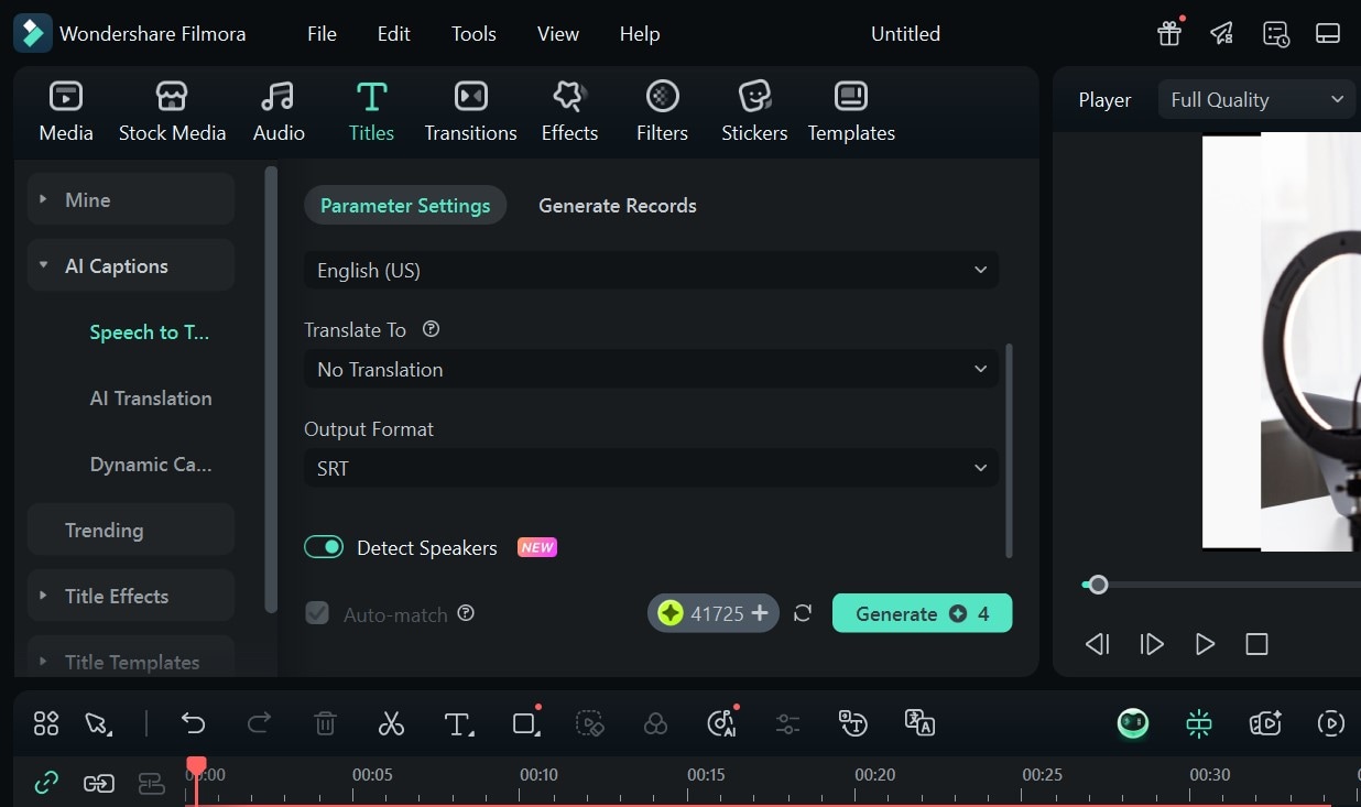transcription language