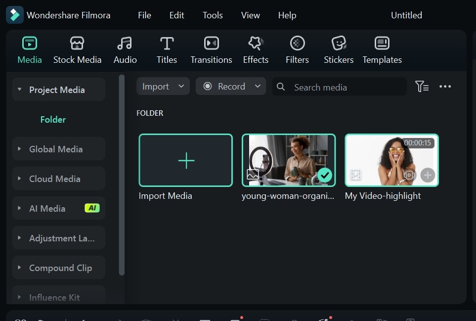 media clips