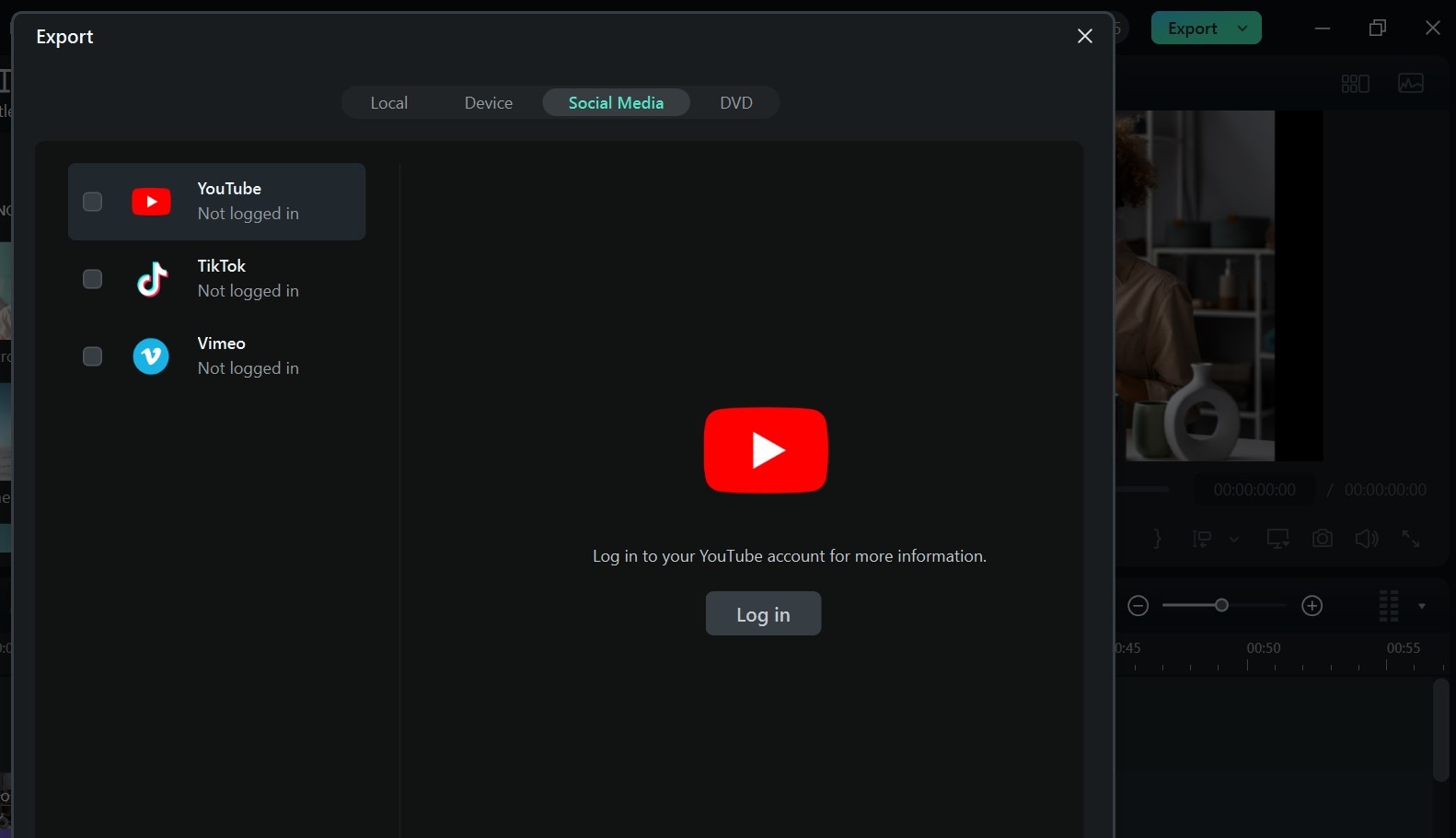 exporting video
