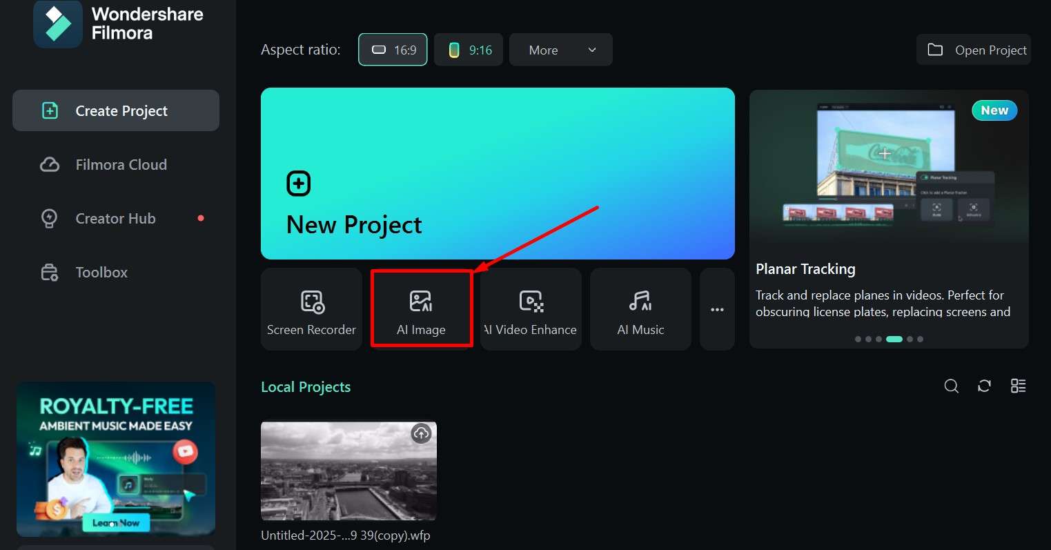filmora ai image