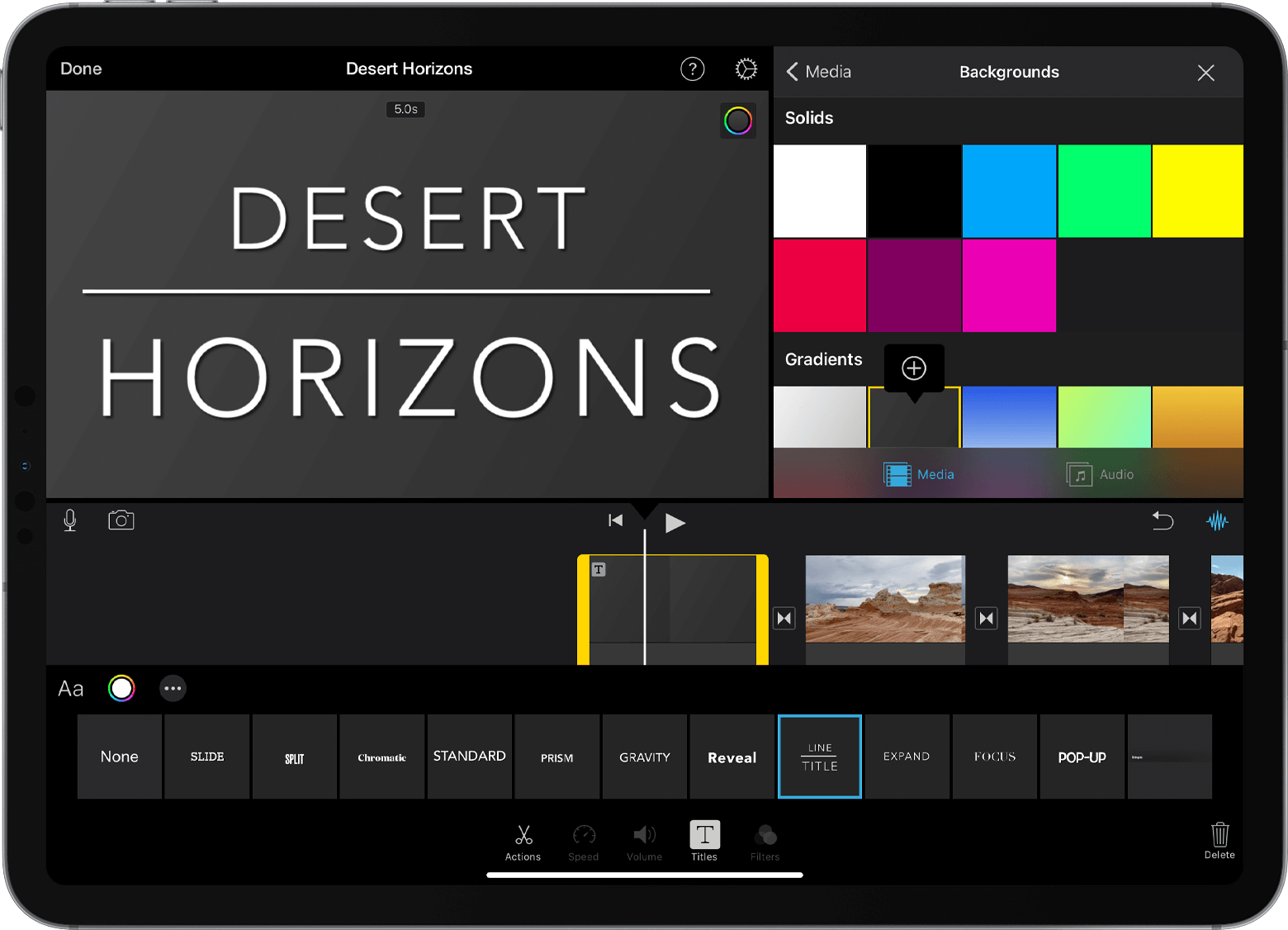 move text on imovie