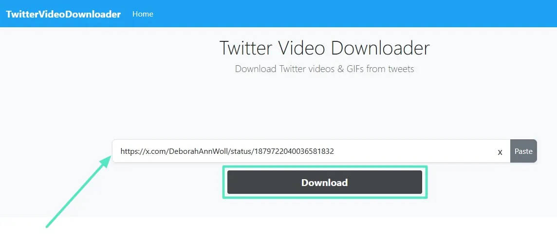 download twitter video online