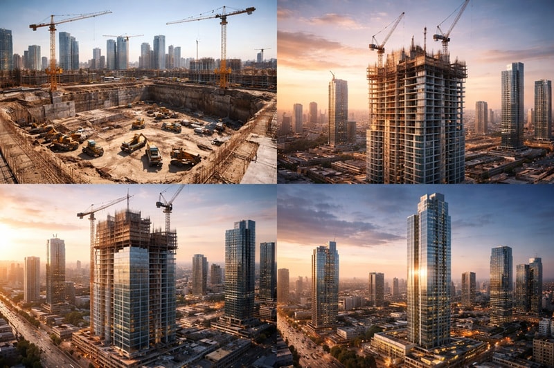 split screen videos for showing progress