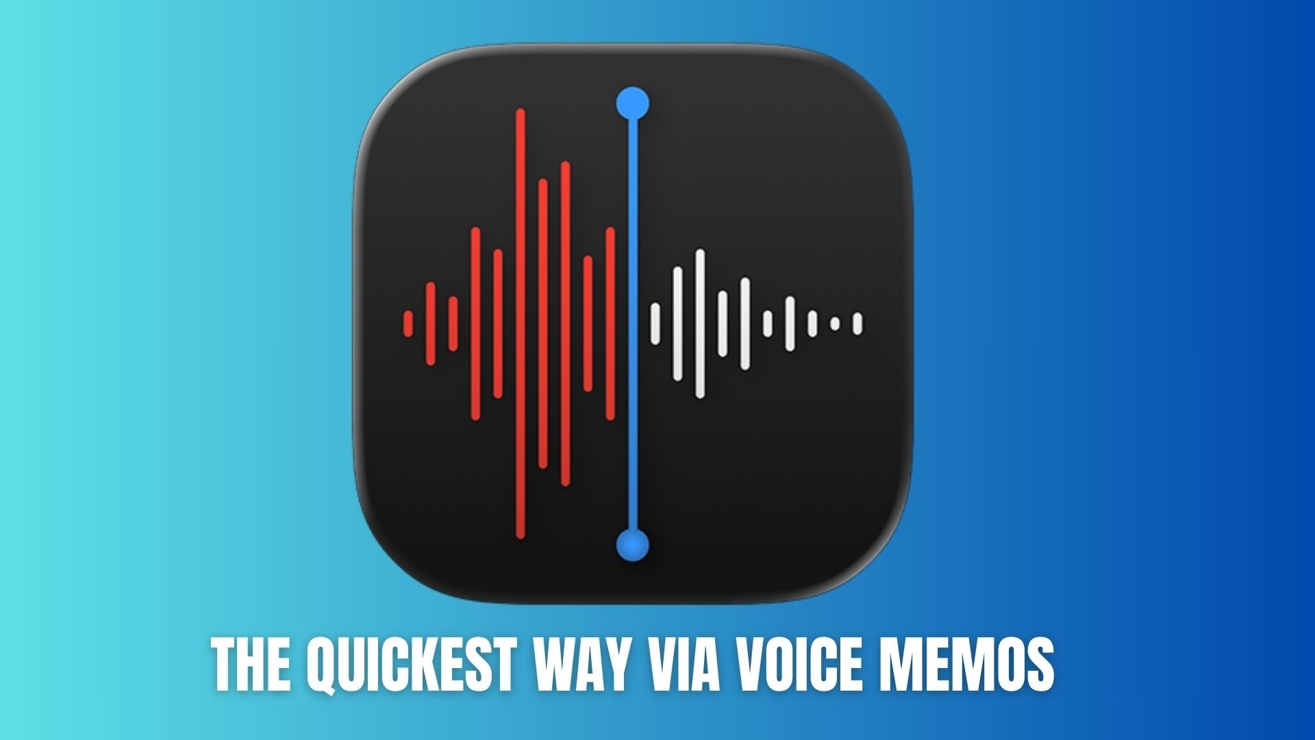record audio via voice memos