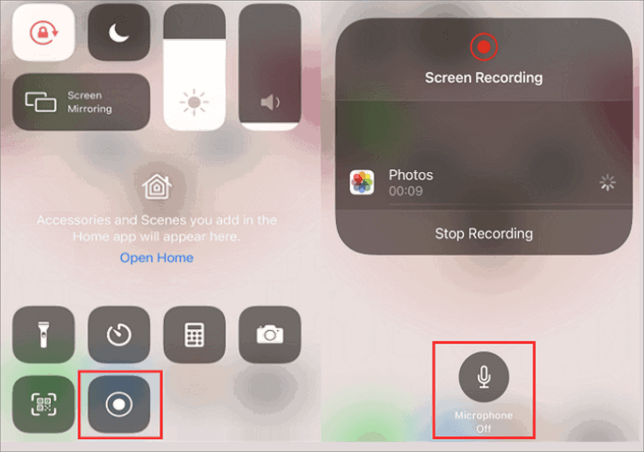 start facetime Recording on iphone