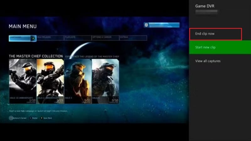 start recording using game dvr