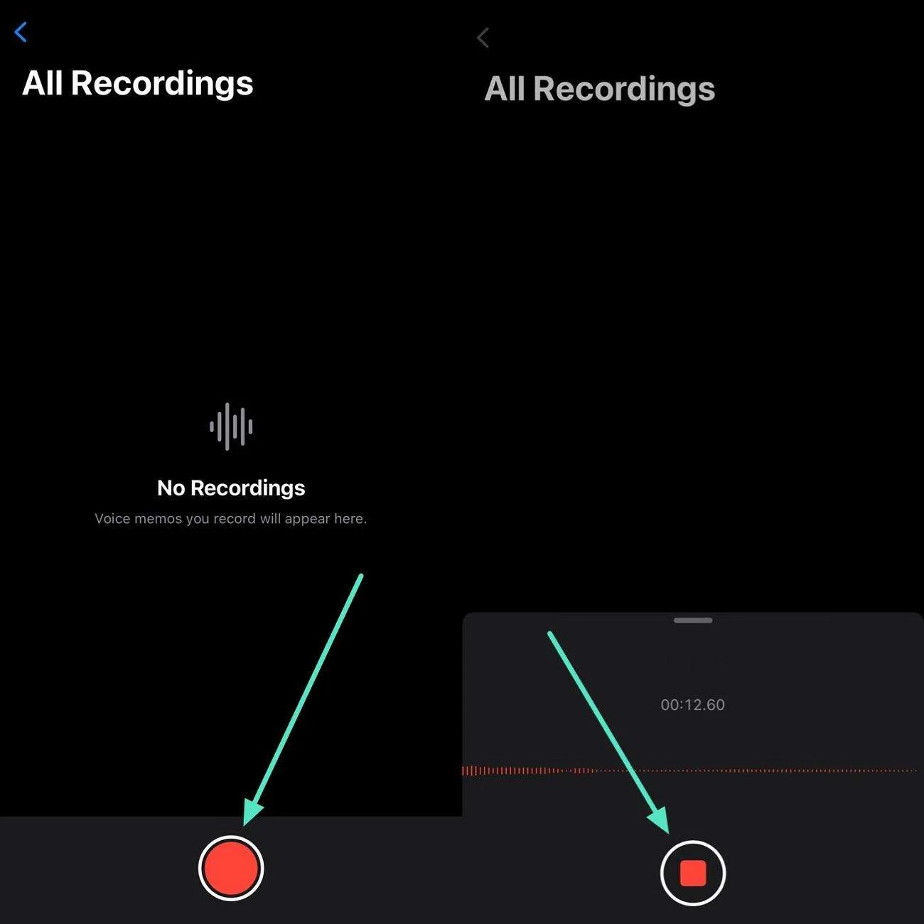 <b>record with voice memos</b> 