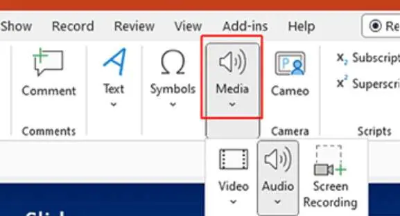 import audio in powerpoint