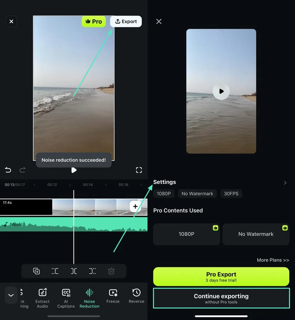 export video filmora app