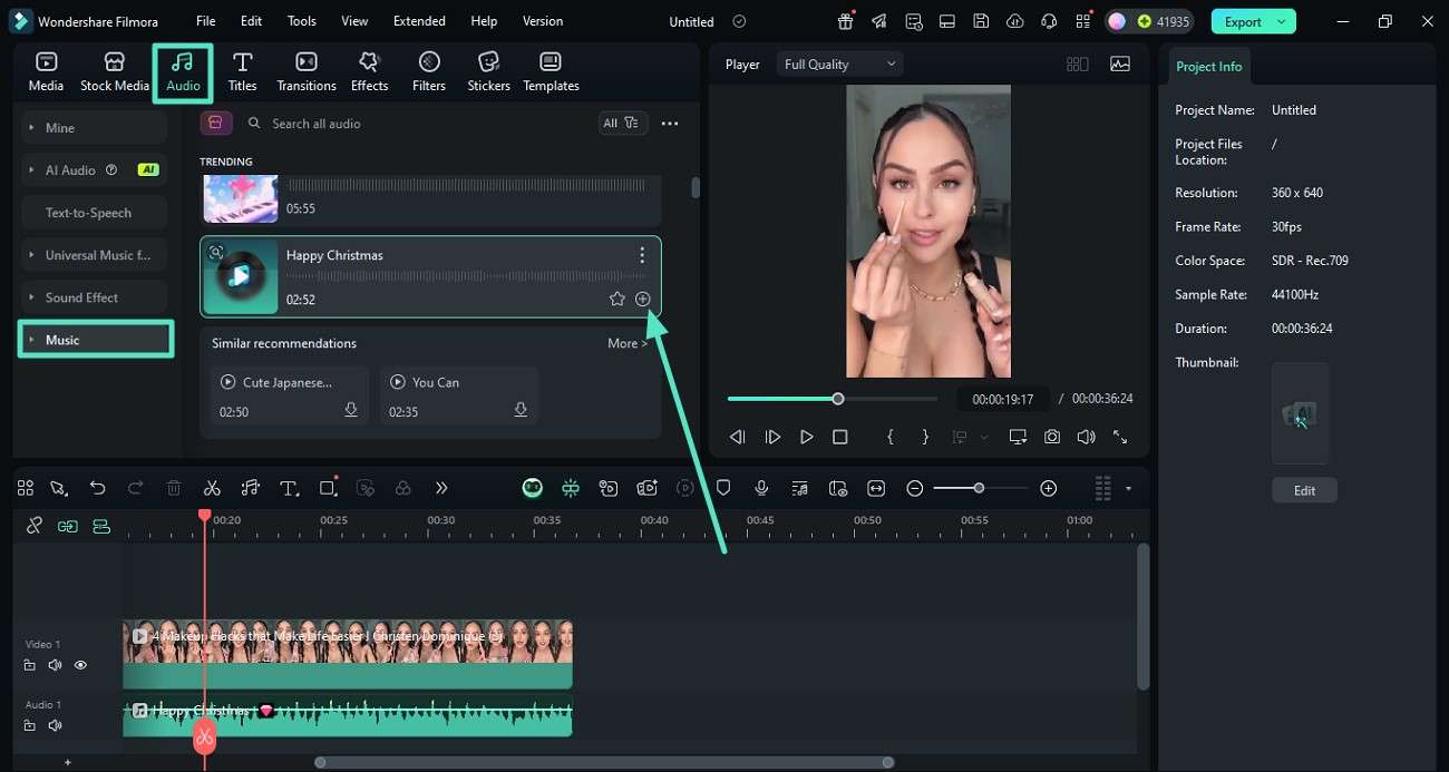 add another audio