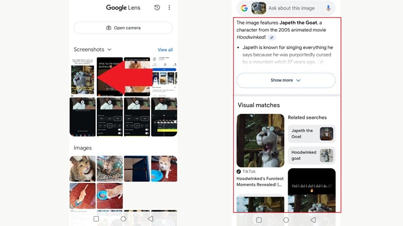 upload clip frame and see results