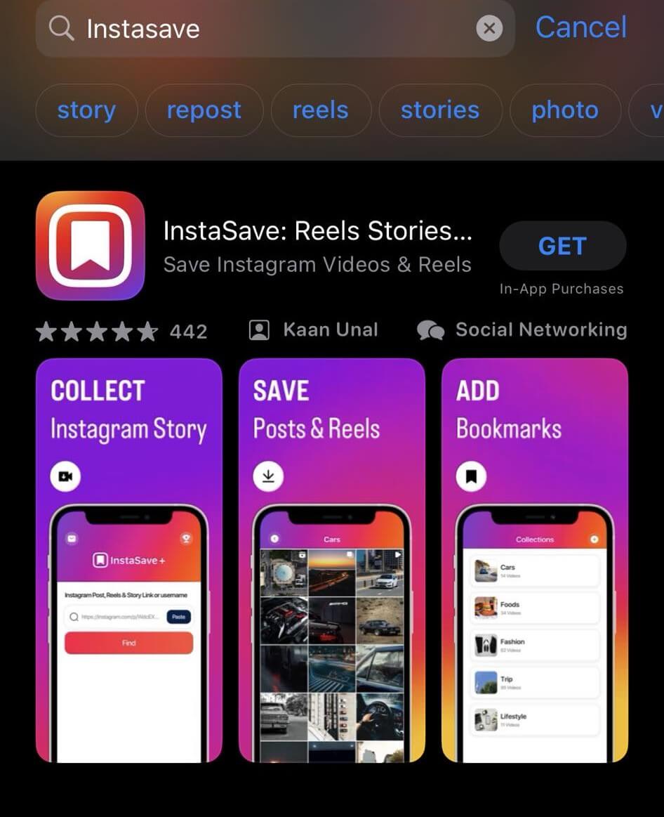 instasave app for ios