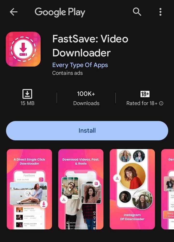 fastsave video downloader app for android