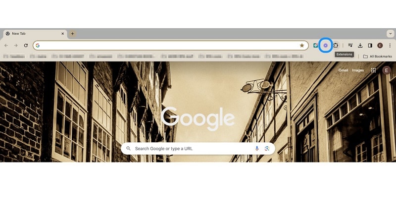 choosing loom icon from chrome browser
