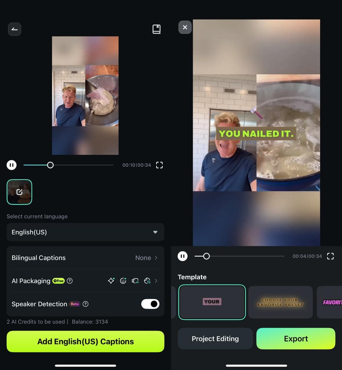 ai captions ai emoji